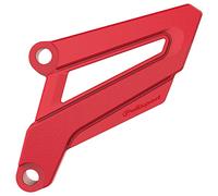 POLISPORT 8468200002 - Protector de piñón delantero fabricado en plástico ligero de alta durabilidad y resistencia compatible con motocicletas HONDA en color Rojo