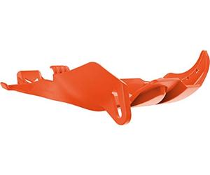 Polisport 8469000002 - Cubrecárter Fortress con Protector bieletas Fabricado en plástico Ligero Altamente Duradero y Resistente Compatible con Motocicletas KTM en Color Naranja
