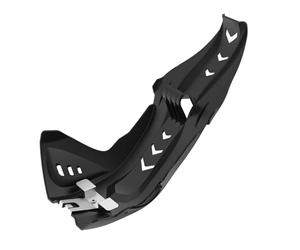 POLISPORT 8469100004 - Cubrecárter Fortress con protector bieletas fabricado en plástico ligero altamente duradero y resistente compatible con motocicletas KTM, HUSQVARNA, GAS GAS en color Negro
