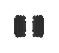 POLISPORT 8472500001 - Juego de protectores de radiador fabricado en polipropileno resistente y duradero sin herrajes compatible con motocicletas Kawasaki en color negro