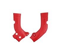 POLISPORT 8472600002 - Juego de protectores de chasis fabricados en plástico duradero y resistente a los impactos compatible con motocicletas Honda en color rojo