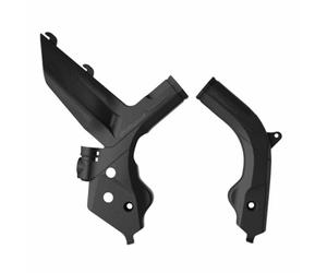 POLISPORT 8472900001 - Juego de Protectores de chasis Fabricados en plástico Duradero y Resistente a los Impactos Compatible con Motocicletas KTM en Color Negro