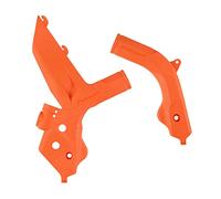 POLISPORT 8472900002 - Juego de Protectores de chasis Fabricados en plástico Duradero y Resistente a los Impactos Compatible con Motocicletas KTM en Color Naranja