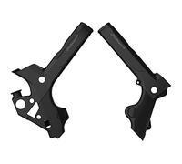 POLISPORT 8473100001 - Juego de protectores de chasis fabricados en plástico duradero y resistente a los impactos compatible con motocicletas GAS GAS, Rieju en color negro