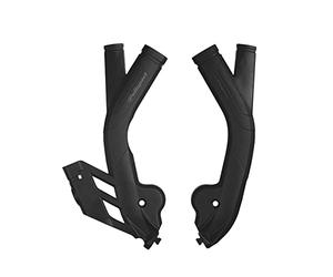POLISPORT 8473500001 - Juego de protectores de chasis fabricados en plástico duradero y resistente a los impactos compatible con motocicletas BETA en color negro