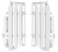 POLISPORT 8473600001 - Juego de protectores de radiador fabricado en polipropileno resistente y duradero sin herrajes compatible con motocicletas BETA RR en color blanco