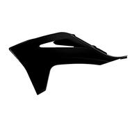 POLISPORT 8473800009 - Tapas de Radiador resistentes y duraderas compatible con motocicletas GAS GAS en color Negro