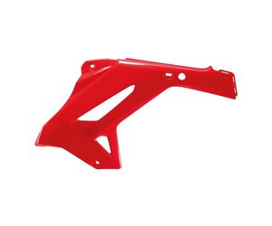POLISPORT 8478600001 - Tapas de Radiador Resistentes y duraderas Compatible con Motocicletas Honda en Color Rojo