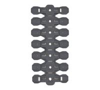 POLISPORT 8484100005 - ARMADILLO EXTREME protector de silenciador universal de 30cm fabricado en acero inoxidable y elastómero ligero y resistente a altas temperaturas e impactos en color nardo gris