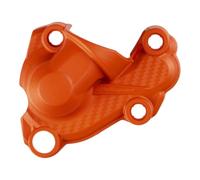 POLISPORT 8485200002 - Protector bomba de agua con carcasa dura muy resistente a la abrasión y al impacto compatible con motocicletas KTM en color Naranja