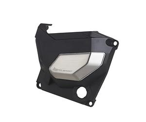 POLISPORT 8485300001 - Protector tapa de embrague fabricado en plástico resistente compatible con motocicletas Kawasaki Z900 17'-21' en color Negro