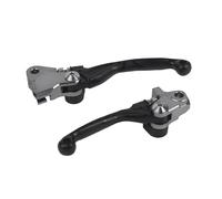Polisport Manetas abatibles 8487200033 Pivot irrompibles compatibles con TRIUMPH Negro