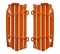 POLISPORT 8500300002 Protector de radiador de moto naranja