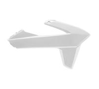 POLISPORT 8505300002 - Tapas de Radiador resistentes y duraderas compatible con motocicletas SHERCO en color Blanco