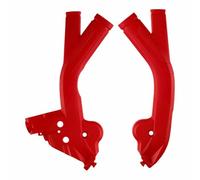 POLISPORT 8505800001 - Protector de Chasis para Modelos RR y RR X-Pro - Diseño Slim, Mayor Agarre y Protección Duradera, Color Rojo