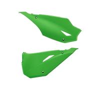 POLISPORT 8506500001 - Tapas laterales para Kawasaki KX125/250 03'-08' con ajuste perfecto, calidad OEM y gran resistencia en uso off-road ideales para sustituir las originales, Verde