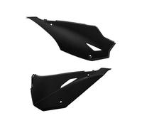POLISPORT 8506500002 - Tapas laterales para Kawasaki KX125/250 03'-08' con ajuste perfecto, calidad OEM y gran resistencia en uso off-road ideales para sustituir las originales, Negro