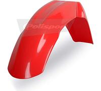POLISPORT 8550000013 - Guardabarros delantero réplica OEM fabricado en plástico brillante duradero y resistente compatible con motocicletas Honda en color rojo