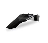 POLISPORT 8550800003 - Guardabarros trasero + paneles laterales resistentes y duraderos compatible con motocicletas GAS GAS en color Negro