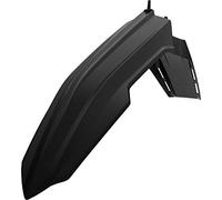 POLISPORT 8554400003 - Guardabarros delantero réplica OEM fabricado en plástico brillante duradero y resistente compatible con motocicletas Suzuki en color negro