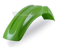 POLISPORT 8560300009 - Guardabarros delantero réplica OEM fabricado en plástico brillante duradero y resistente compatible con motocicletas Kawasaki en color verde