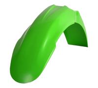POLISPORT 8561000010 - Guardabarros delantero réplica OEM fabricado en plástico brillante duradero y resistente compatible con motocicletas Kawasaki en color verde