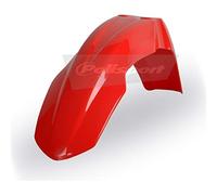 Polisport 8562600003 - Guardabarros Delantero réplica OEM Fabricado en plástico Brillante Duradero y Resistente Compatible con Motocicletas Honda en Color Rojo