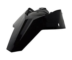 Polisport 8567900007 - Guardabarros Trasero + Paneles Laterales Resistentes y duraderos Compatible con Motocicletas KTM en Color Negro