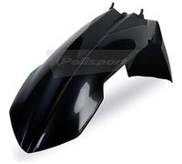 POLISPORT 8568700002 - Guardabarros delantero réplica OEM fabricado en plástico brillante duradero y resistente compatible con motocicletas KTM en color negro