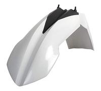 POLISPORT 8568700008 - Guardabarros delantero réplica OEM fabricado en plástico brillante duradero y resistente compatible con motocicletas KTM en color blanco