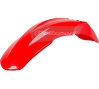 Polisport 8569200001 - Guardabarros Delantero réplica OEM Fabricado en plástico Brillante Duradero y Resistente Compatible con Motocicletas Honda en Color Rojo