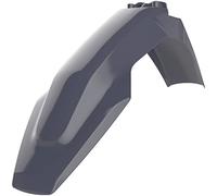 POLISPORT 8572400006 - Guardabarros delantero réplica OEM fabricado en plástico brillante duradero y resistente compatible con motocicletas Husqvarna en color nardo gris