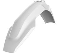 POLISPORT 8572400007 - Guardabarros delantero réplica OEM fabricado en plástico brillante duradero y resistente compatible con motocicletas Husqvarna en color blanco