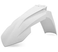 POLISPORT 8574200002 - Guardabarros Delantero réplica OEM Fabricado en plástico Brillante Duradero y Resistente Compatible con Motocicletas KTM en Color Blanco