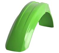 POLISPORT 8596000009 - Guardabarros delantero réplica OEM fabricado en plástico brillante duradero y resistente compatible con motocicletas Kawasaki en color verde