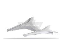 POLISPORT 8604500002 - Tapas caja filtro de aire resistentes y duraderas compatible con motocicletas HONDA en color Blanco