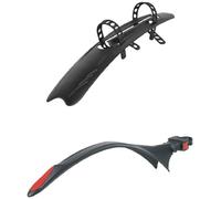 Polisport Set of Front + Rear Mudguard-Michigan, Unisex-Adult, Negro, Standard Size