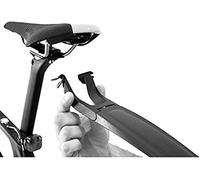 Polisport 8623700001 - Guardabarros Trasero S-Mud Modelo Largo Universal para Bicicletas Gravel y de Carretera con Ruedas de 28’’ en Color Negro