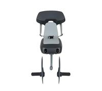 POLISPORT 8636100022 - Silla Guppy Junior MIK HD segura y versátil para niños de 6+, compatible con bicicletas de 24''-29'' y eléctricas con portaequipajes MIK HD, carga máx 27 kg en color Gris Oscuro