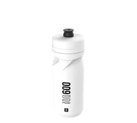 POLISPORT 8645300206 - Bidón S600 de Ciclismo de 600ml Botella de Agua para Ciclistas Bicicleta Sin BPA en Color Blanco