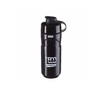 POLISPORT 8645500002 - Bidón Isotérmico T500 de Ciclismo de 500ml Botella de Agua para Ciclistas Bicicleta Sin BPA en Color Negro/Gris