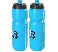 Polisport 8646300003 - Bidón R Collection R750 de Ciclismo de 750ml Botella de Agua para Ciclistas Bicicleta Sin BPA en color azul (Paquete de 2)