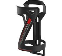 POLISPORT 8646400003 - Portabidón Side Cage Pro para Bicicleta MTB Ligero Resistente rápido de Montar en Color Negro/Rojo