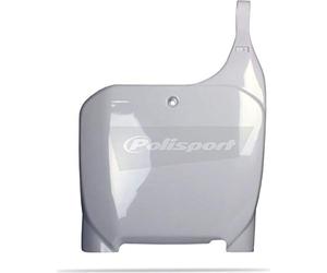 POLISPORT 8657000001 - Portanúmeros frontal réplica OEM fabricado en plástico brillante duradero y resistente compatible con motocicletas Honda en color blanco