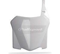 POLISPORT 8657500001 - Porta números delantero resistente y duradero compatible con motocicletas HONDA en color Blanco