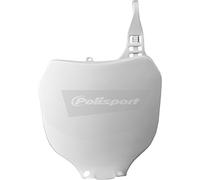 Polisport 8658000001 - Portanúmeros Frontal réplica OEM Fabricado en plástico Brillante Duradero y Resistente Compatible con Motocicletas Yamaha en Color Blanco
