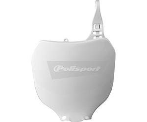 Polisport 8658000001 - Portanúmeros Frontal réplica OEM Fabricado en plástico Brillante Duradero y Resistente Compatible con Motocicletas Yamaha en Color Blanco