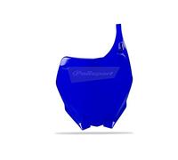 POLISPORT 8658100002 - Portanúmeros frontal réplica OEM fabricado en plástico brillante duradero y resistente compatible con motocicletas Yamaha en color azul