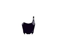 POLISPORT 8658800003 - Portanúmeros frontal réplica OEM fabricado en plástico brillante duradero y resistente compatible con motocicletas Honda en color negro
