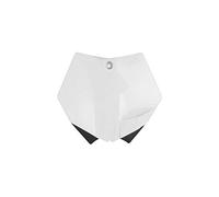 POLISPORT 8658900002 - Portanúmeros Frontal réplica OEM Fabricado en plástico Brillante Duradero y Resistente Compatible con Motocicletas Suzuki en Color Blanco
